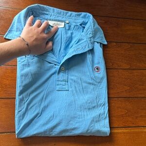 Duck Head Men's Blue Polo Shirt